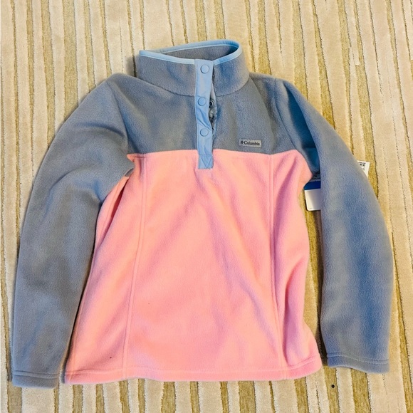 Columbia Other - Nwt gorgeous Columbia fleece size youth medium in blue and pink